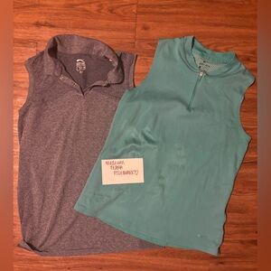 Teal and Gray Athletic Tennis/Golf Shirts